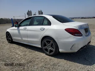 2017 Mercedes-Benz C 300 with VIN 55SWF4KB6HU220298, listed as a Copart auction lot 60870145 with 83,642 mi miles and Salvage title. Bid and sale history available at DreamBid. Image 2.