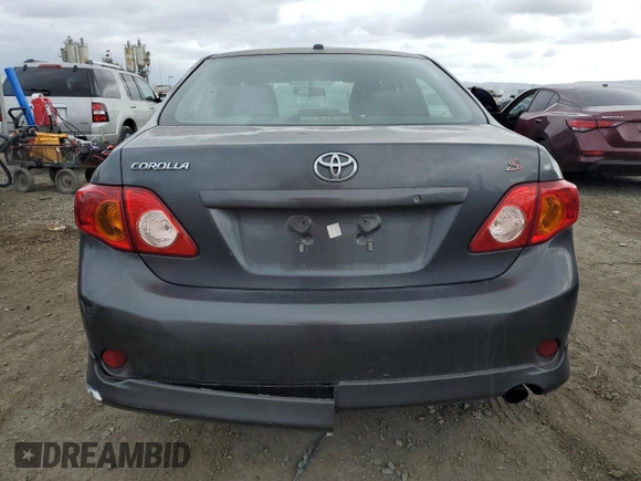 2009 Toyota Corolla with VIN 1NXBU40E39Z053907, listed as a Copart auction lot 53904465 with 272,406 mi miles and Clean Title. Bid and sale history available at carsss.com. Image 6.