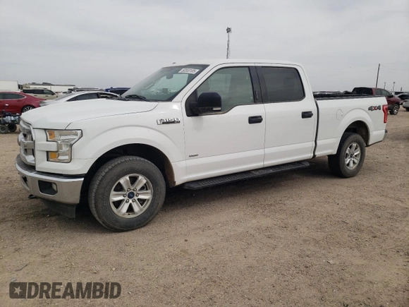 2017 Ford F-150 XL with VIN 1FTFW1EG2HFA89227, listed as a Copart auction lot 50553105 with 135,197 mi miles and Salvage Title. Bid and sale history available at carsss.com. Image 1.