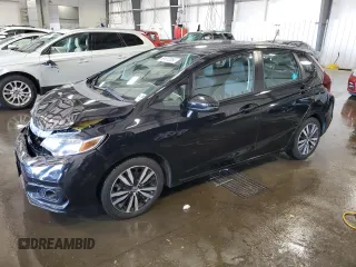 2018 Honda Fit EX-L with VIN 3HGGK5H9XJM705526, listed as a Copart auction lot 69812084 with 44,307 mi miles and Salvage Title. Bid and sale history available at carsss.com. Image 1.
