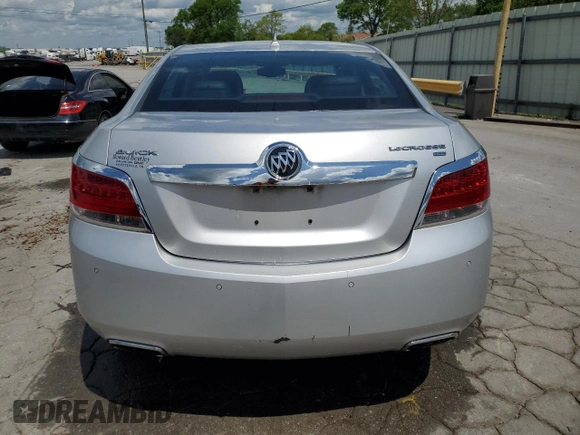 2010 Buick LaCrosse CXS with VIN 1G4GE5EV2AF252960, listed as a Copart auction lot 52744145 with 140,848 mi miles and Salvage Title. Bid and sale history available at DreamBid. Image 6.