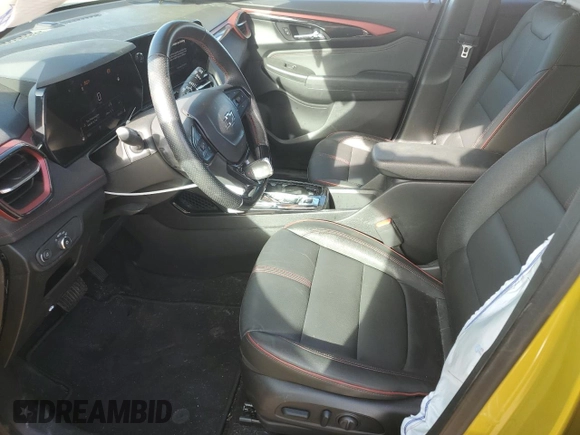 2024 Chevrolet TrailBlazer RS with VIN KL79MTSL6RB108223, listed as a Copart auction lot 81625344 with 8,648 mi miles and Salvage Title. Bid and sale history available at DreamBid. Image 7.