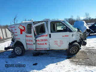2009 Chevrolet Express Cargo with VIN 1GCFG15X091129140, listed as a IAAI auction lot 41273961 with Not provided miles and . Bid and sale history available at DreamBid. Image 12.
