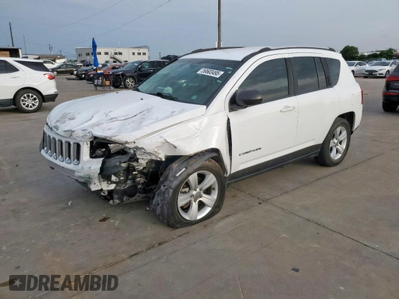 2016 Jeep Compass Sport с VIN 1C4NJCBA7GD773478, выставлен на аукционе Copart как лот 59503495 с пробегом 66 475 миль миль и Списание • Salvage title. История ставок и продаж доступна на DreamBid. Изображение 1.