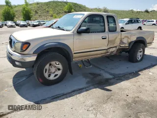 2002 Toyota Tacoma PreRunner with VIN 5TESM92N52Z087438, listed as a Copart auction lot 59807645 with 169,002 mi miles and Salvage title. Bid and sale history available at DreamBid. Image 1.