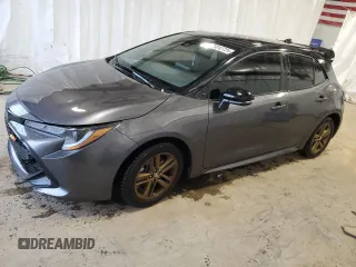 2022 Toyota Corolla Hatchback SE with VIN JTND4MBEXN3153783, listed as a Copart auction lot 73312724 with 48,570 mi miles and Salvage Title. Bid and sale history available at carsss.com. Image 1.
