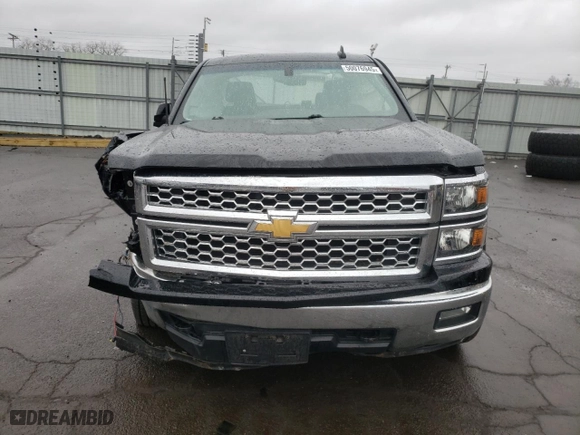 2015 Chevrolet Silverado 1500 LT with VIN 1GCVKREC6FZ421765, listed as a Copart auction lot 50076945 with 106,916 mi miles and Salvage Title. Bid and sale history available at carsss.com. Image 5.