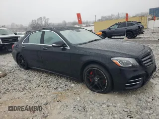 2018 Mercedes-Benz S 560 with VIN WDDUG8GB7JA402912, listed as a Copart auction lot 43578855 with 139,267 mi miles and Clean Title. Bid and sale history available at carsss.com. Image 4.