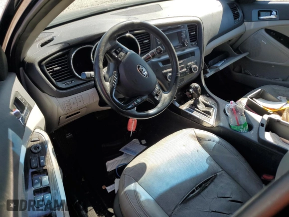 2013 Kia Optima EX with VIN 5XXGN4A7XDG247548, listed as a Copart auction lot 48567965 with Not Provided miles and Salvage Title. Bid and sale history available at carsss.com. Image 8.