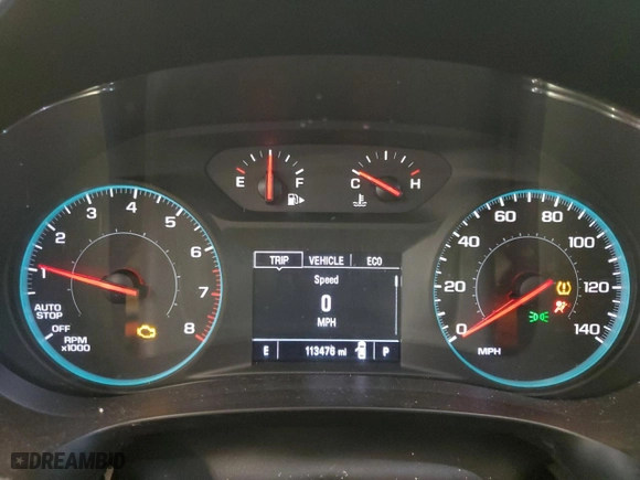 2020 Chevrolet Malibu LT with VIN 1G1ZD5ST2LF039327, listed as a Copart auction lot 54559895 with 113,476 mi miles and Clean Title. Bid and sale history available at carsss.com. Image 9.