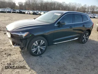 2022 Volvo XC60 Inscription with VIN YV4L12DL6N1981816, listed as a Copart auction lot 48015845 with 43,410 mi miles and Salvage Title. Bid and sale history available at carsss.com. Image 1.