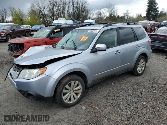 2012 Subaru Forester X Premium with VIN JF2SHADC2CH407983, listed as a Copart auction lot 51628125 with 147,271 mi miles and Salvage Title. Bid and sale history available at DreamBid. Image 1.