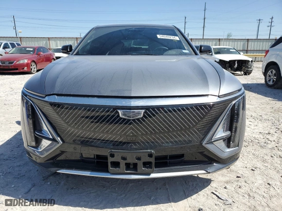 2023 Cadillac LYRIQ RWD Luxury with VIN 1GYKPMRK1PZ000637, listed as a Copart auction lot 54049234 with 16,471 mi miles. Bid and sale history available at carsss.com. Image 5.