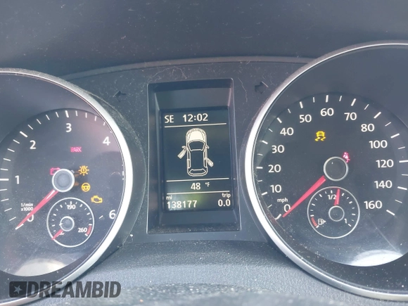 2013 Volkswagen Golf TDI w/Sunroof & Nav with VIN WVWNM7AJ5DW127811, listed as a IAAI auction lot 41417955 with 138,177 mi miles and . Bid and sale history available at DreamBid. Image 7.