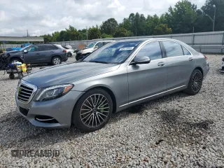2014 Mercedes-Benz S 550 with VIN WDDUG8FB3EA041802, listed as a Copart auction lot 60472095 with 92,025 mi miles and Salvage title. Bid and sale history available at DreamBid. Image 1.