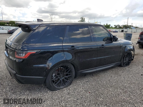 2020 Land Rover Range Rover Sport SE with VIN SALWG2SUXLA712699, listed as a Copart auction lot 54689753 with 0 mi miles. Bid and sale history available at carsss.com. Image 3.