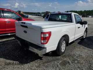 2021 Ford F-150 XL with VIN 1FTMF1CP5MKE21303, listed as a Copart auction lot 56406605 with 93,906 mi miles and Salvage title. Bid and sale history available at DreamBid. Image 3.