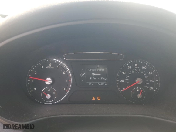 2017 Kia Sorento LX V6 with VIN 5XYPG4A54HG208514, listed as a Copart auction lot 51630425 with 154,415 mi miles and Clean Title. Bid and sale history available at carsss.com. Image 9.
