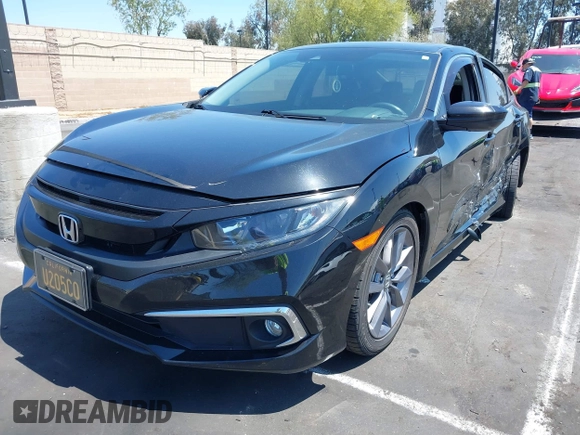 2019 Honda Civic EX z VIN 19XFC1F3XKE215534, wystawiony jako IAAI lot #42100714 z przebiegiem 31 808 mil mil oraz . Historia ofert i sprzedaży dostępna na DreamBid. Obrazek 2.