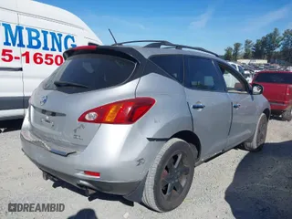 2009 Nissan Murano SL with VIN JN8AZ18U59W001294, listed as a IAAI auction lot 41695530 with 218,194 mi miles. Bid and sale history available at carsss.com. Image 4.