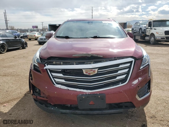 2017 Cadillac XT5 Luxury AWD with VIN 1GYKNDRS6HZ158575, listed as a Copart auction lot 45921175 with 82,363 mi miles and Salvage Title. Bid and sale history available at carsss.com. Image 5.