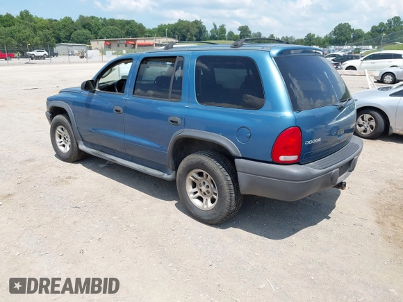 2003 Dodge Durango Sport with VIN 1D4HS38N53F550619, listed as a IAAI auction lot 42822205 with 196,809 mi miles and . Bid and sale history available at DreamBid. Image 3.