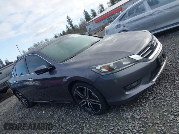 2015 Honda Accord Sport with VIN 1HGCR2F55FA066887, listed as a IAAI auction lot 41937676 with 95,424 mi miles and . Bid and sale history available at DreamBid. Image 13.