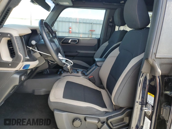 2021 Ford Bronco with VIN 1FMDE5BH3MLA85211, listed as a Copart auction lot 50122715 with 47,836 mi miles and Salvage title. Bid and sale history available at DreamBid. Image 7.