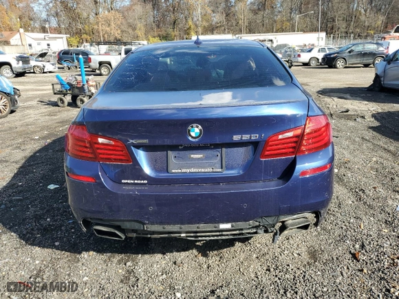 2016 BMW 5 Series 550i xDrive with VIN WBAKP9C56GG587853, listed as a Copart auction lot 78091584 with 0 mi miles and Clean Title. Bid and sale history available at carsss.com. Image 6.