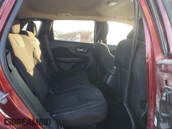 2017 Jeep Cherokee Latitude with VIN 1C4PJLCB4HW518311, listed as a Copart auction lot 41523405 with 62,344 mi miles and Salvage Title. Bid and sale history available at carsss.com. Image 12.