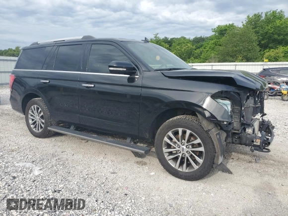 2018 Ford Expedition Limited with VIN 1FMJU2ATXJEA47467, listed as a Copart auction lot 55686285 with 130,505 mi miles and Salvage title. Bid and sale history available at DreamBid. Image 4.