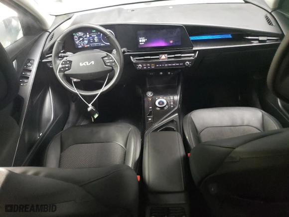 2023 Kia Niro EV Wind with VIN KNDCR3L17P5075185, listed as a Copart auction lot 49870395 with NaN miles and Clean Title. Bid and sale history available at carsss.com. Image 8.
