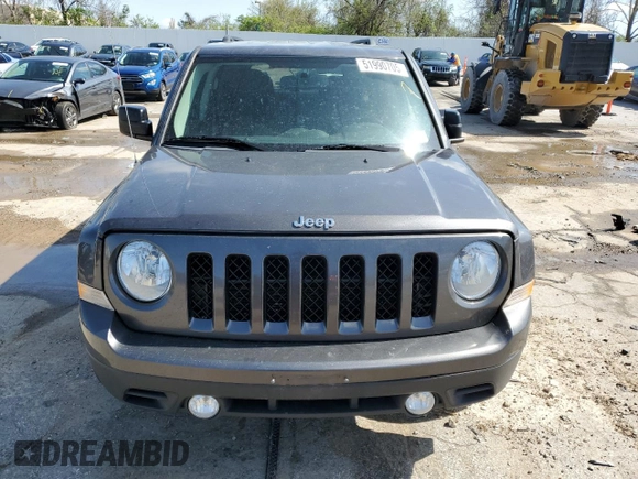 2016 Jeep Patriot Latitude with VIN 1C4NJPFA9GD793975, listed as a Copart auction lot 51990705 with 187,706 mi miles and Salvage title. Bid and sale history available at DreamBid. Image 5.