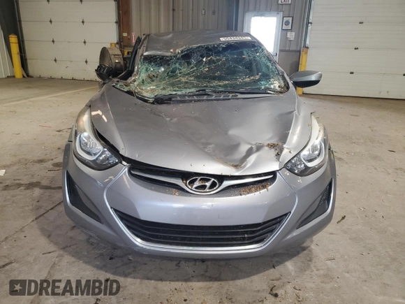 2015 Hyundai Elantra SE with VIN 5NPDH4AEXFH638165, listed as a Copart auction lot 55434945 with 46,740 mi miles and Salvage Title. Bid and sale history available at DreamBid. Image 5.