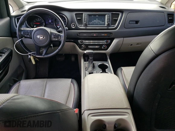 2019 Kia Sedona EX with VIN KNDMB5C16K6516618, listed as a Copart auction lot 86349264 with 48,046 mi miles and Salvage Title. Bid and sale history available at carsss.com. Image 8.
