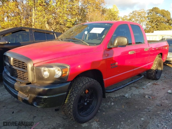 2006 Dodge Ram 1500 ST with VIN 1D7HA18K06J174509, listed as a IAAI auction lot 40889055 with 214,370 mi miles. Bid and sale history available at carsss.com. Image 2.
