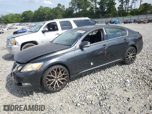 2008 Lexus GS 350 with VIN JTHCE96S980015487, listed as a Copart auction lot 54610395 with 218,209 mi miles and Salvage Title. Bid and sale history available at DreamBid. Image 1.