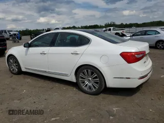 2014 Kia Cadenza Premium with VIN KNALN4D75E5166891, listed as a Copart auction lot 55971055 with 129,781 mi miles and Clean Title. Bid and sale history available at DreamBid. Image 2.