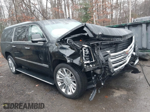 2018 Cadillac Escalade ESV Platinum z VIN 1GYS4KKJ4JR344128, wystawiony jako IAAI lot #41133274 z przebiegiem 159 941 mil mil oraz . Historia ofert i sprzedaży dostępna na DreamBid. Obrazek 1.