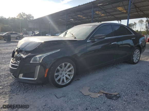 2016 Cadillac CTS Sedan RWD with VIN 1G6AP5SX4G0136538, listed as a Copart auction lot 71800864 with 127,857 mi miles and Salvage Title. Bid and sale history available at carsss.com. Image 1.