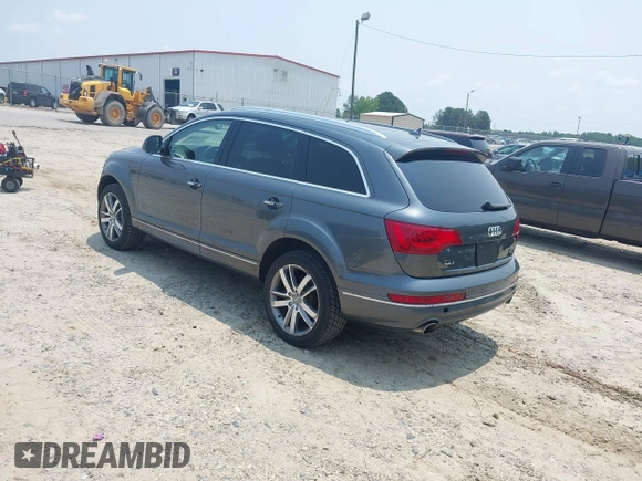 2014 Audi Q7 Premium Plus with VIN WA1LMAFE2ED003874, listed as a IAAI auction lot 42412169 with 65,621 mi miles and . Bid and sale history available at DreamBid. Image 3.