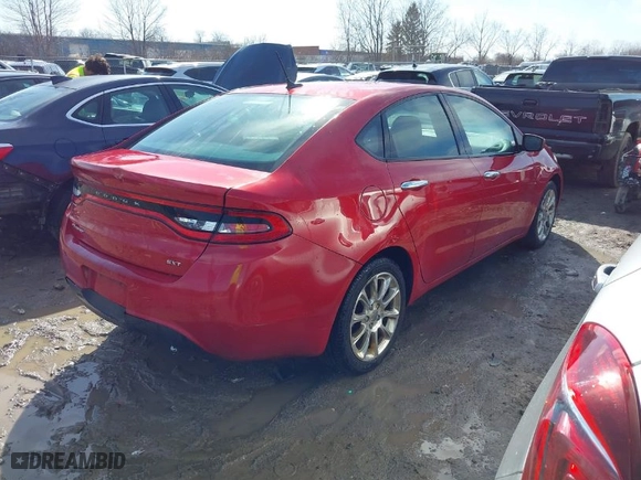 2016 Dodge Dart SXT Sport with VIN 1C3CDFFA0GD823751, listed as a IAAI auction lot 41826142 with 78,926 mi miles. Bid and sale history available at carsss.com. Image 4.
