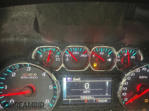 2015 Chevrolet Silverado 1500 LT with VIN 1GCVKRECXFZ221116, listed as a Copart auction lot 56621055 with 198,583 mi miles and Clean Title. Bid and sale history available at DreamBid. Image 8.