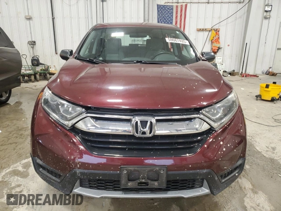 2019 Honda CR-V LX z VIN 2HKRW6H3XKH205824, wystawiony jako Copart lot #59087485 z przebiegiem Nie podano mil oraz Szkoda całkowita • Salvage title. Historia ofert i sprzedaży dostępna na DreamBid. Obrazek 5.