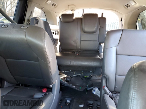 2014 Honda Odyssey EX-L with VIN 5FNRL5H66EB059115, listed as a Copart auction lot 81055334 with 173,410 mi miles and Salvage Title. Bid and sale history available at DreamBid. Image 10.