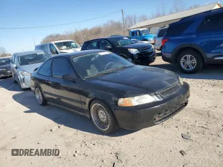 1996 Honda Civic DX with VIN 1HGEJ6125TL069969, listed as a Copart auction lot 82345834 with 204,343 mi miles and Clean Title. Bid and sale history available at carsss.com. Image 4.