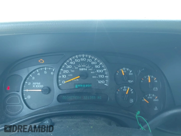 2005 Chevrolet Tahoe Z71 z VIN 1GNEC13T85R175308, wystawiony jako IAAI lot #42020807 z przebiegiem 321 355 mil mil oraz . Historia ofert i sprzedaży dostępna na DreamBid. Obrazek 7.