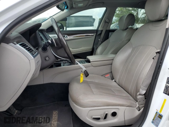 2018 Genesis G80 3.8L with VIN KMHGN4JE8JU239948, listed as a Copart auction lot 48525685 with 114,494 mi miles and Salvage Title. Bid and sale history available at carsss.com. Image 7.