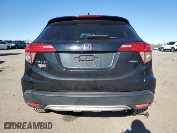 2018 Honda HR-V EX-L Navi with VIN 3CZRU6H78JM707582, listed as a Copart auction lot 45268565 with 84,624 mi miles and Salvage Title. Bid and sale history available at carsss.com. Image 6.