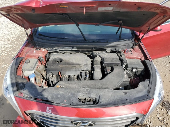2017 Hyundai Sonata SE with VIN 5NPE24AF1HH526002, listed as a Copart auction lot 52179505 with 95,020 mi miles and Salvage Title. Bid and sale history available at carsss.com. Image 12.